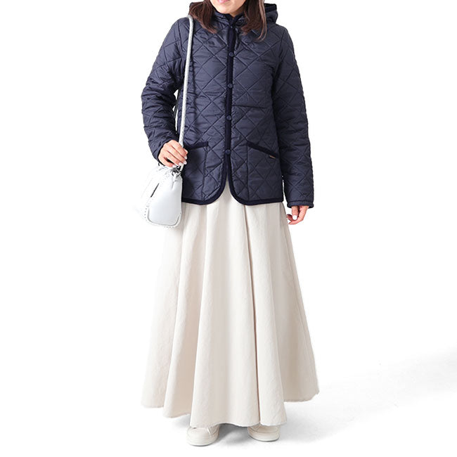 50周年限定モデル LAVENHAM ラベンハム CRAYDON クレイドン リバティ ショート丈 フード付き キルティングジャケット 花柄 マリア (レディース)