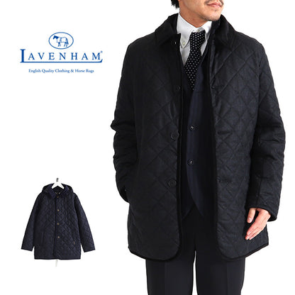 LAVENHAM ラベンハム DENSTON 2S デンストン フランネル フード付き キルティングジャケット ウール (メンズ)