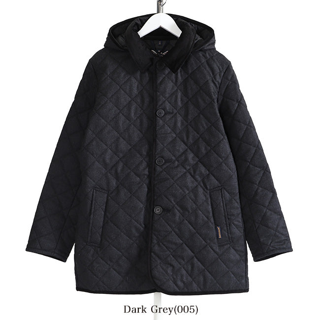LAVENHAM ラベンハム DENSTON 2S デンストン フランネル フード付き キルティングジャケット ウール (メンズ)