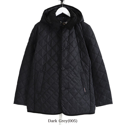 LAVENHAM ラベンハム DENSTON 3 デンストン フランネル フード付き キルティングジャケット ウール (メンズ)