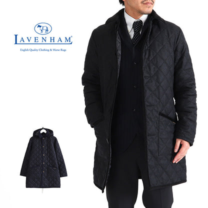 LAVENHAM ラベンハム GRINSTEAD グリンステッド フランネル フード付き キルティングジャケット コート (メンズ)
