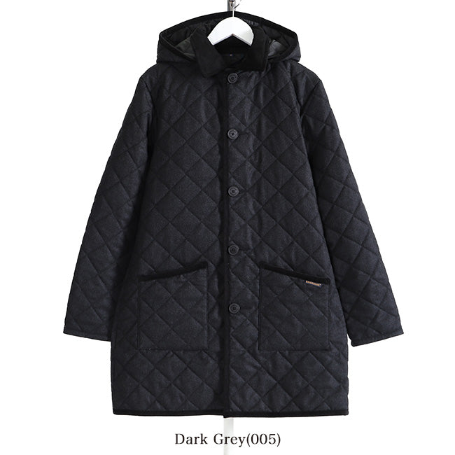 LAVENHAM ラベンハム GRINSTEAD グリンステッド フランネル フード付き キルティングジャケット コート (メンズ)