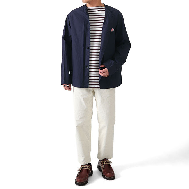 DANTON ダントン ノーカラージャケット JD-8040 DUK シャツジャケット (メンズ)