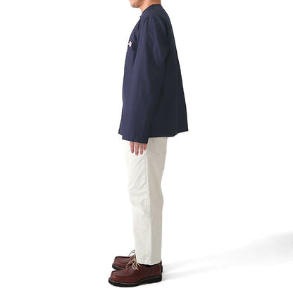 DANTON ダントン ノーカラージャケット JD-8040 DUK シャツジャケット (メンズ)