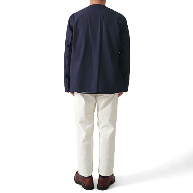 DANTON ダントン ノーカラージャケット JD-8040 DUK シャツジャケット (メンズ)