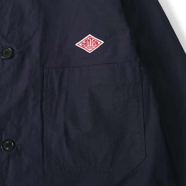 DANTON ダントン ノーカラージャケット JD-8040 DUK シャツジャケット (メンズ)