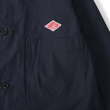 DANTON ダントン ノーカラージャケット JD-8040 DUK シャツジャケット (メンズ)