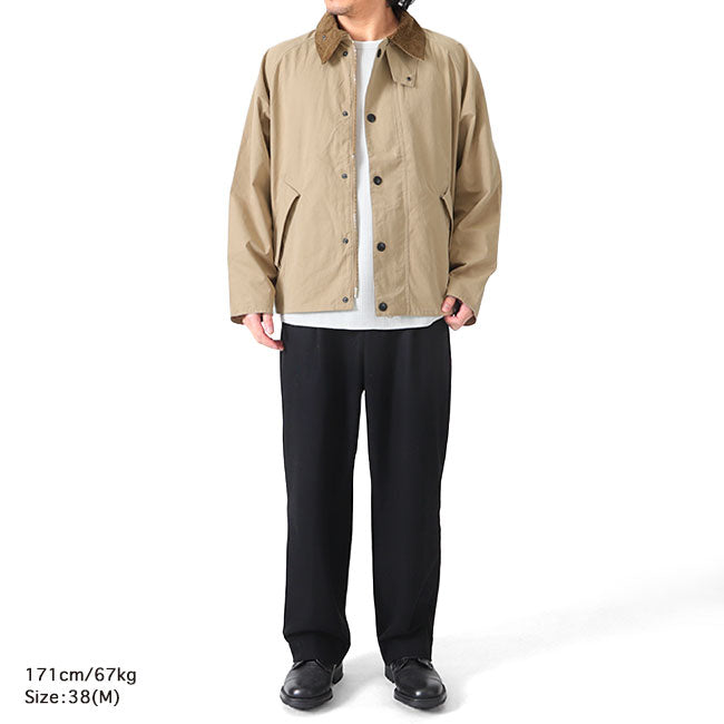 Barbour バブアー OS TRANSPORTER トランスポーター ピーチスキン ノンオイルドジャケット MCA0931 ノンワックス メンズ レディース