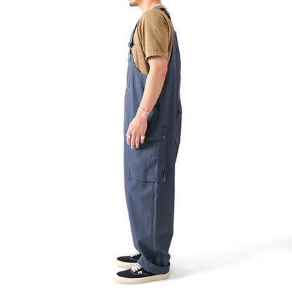 Nigel Cabourn ナイジェルケーボン LYBRO ライブロ コットンヘリンボーン P-70 ネイバル ダンガリー 80441350550 オーバーオール