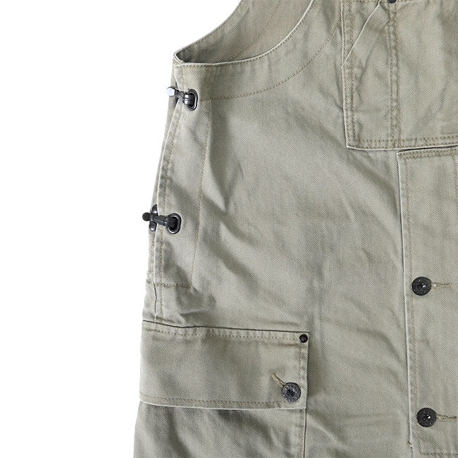 Nigel Cabourn ナイジェルケーボン LYBRO ライブロ コットンヘリンボーン P-70 ネイバル ダンガリー 80441350550 オーバーオール