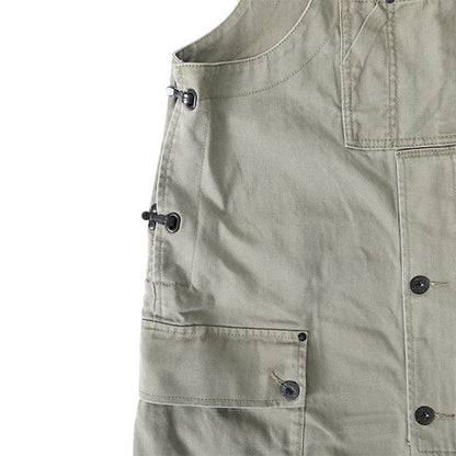 Nigel Cabourn ナイジェルケーボン LYBRO ライブロ コットンヘリンボーン P-70 ネイバル ダンガリー 80441350550 オーバーオール