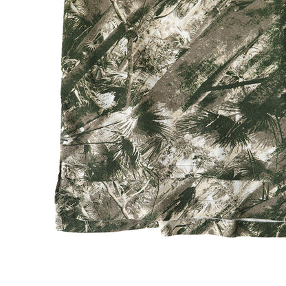 White Mountaineering JUNGLE PATTERN OPEN COLLAR S/S SHIRT WM2471110