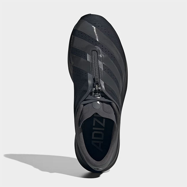 adidas originals アディダスオリジナルス adizero Evo SL ZIP-UP M アディゼロ ジップ KH9620 黒 ブラック ランニングシューズ スニーカー メンズ