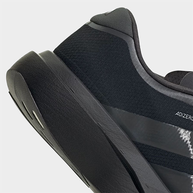 adidas originals アディダスオリジナルス adizero Evo SL ZIP-UP M アディゼロ ジップ KH9620 黒 ブラック ランニングシューズ スニーカー メンズ