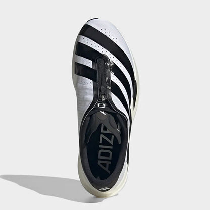 adidas originals アディダスオリジナルス adizero Evo SL ZIP-UP M アディゼロ ジップ KH9623 白 ホワイト ランニングシューズ スニーカー メンズ