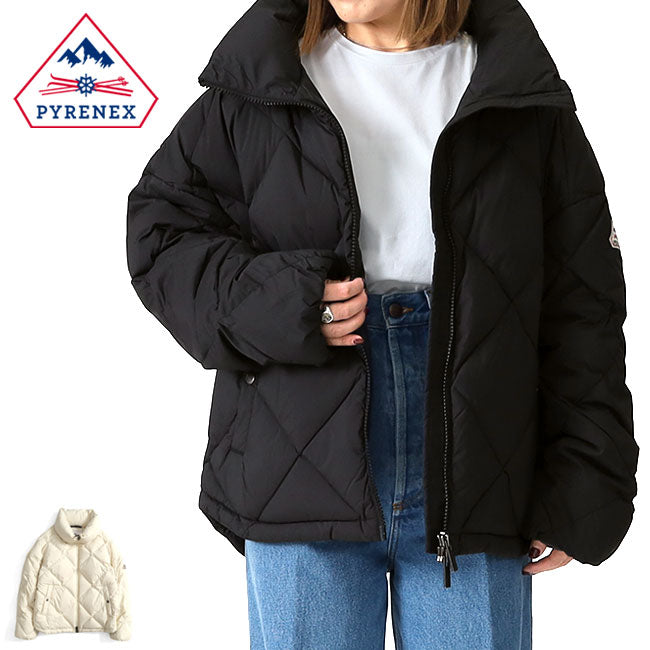 PYRENEX ピレネックス ADELE アデル キルティング スタンドカラー ダウンジャケット HWY009 ショートダウン レディース