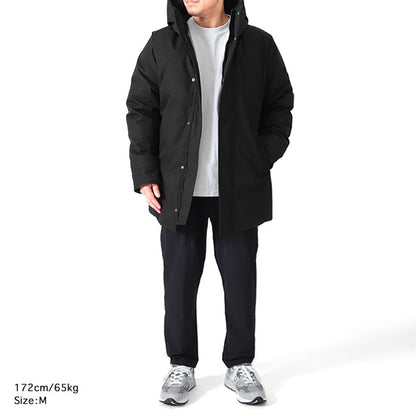 PYRENEX ピレネックス PAU ポー ギャバジン フーデッド ダウンコートHMY031 ダウンジャケット フード付き メンズ
