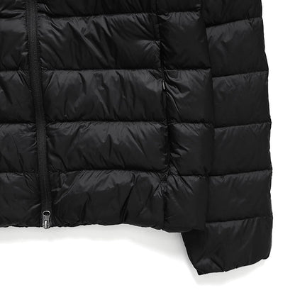 PYRENEX ピレネックス ARIAL HOODED アリアル フーデッド ライトダウンジャケット HMY026 黒 ブラック フード付き メンズ