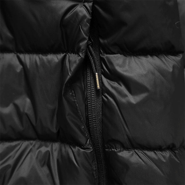 PYRENEX ピレネックス ARIAL HOODED アリアル フーデッド ライトダウンジャケット HMY026 黒 ブラック フード付き メンズ