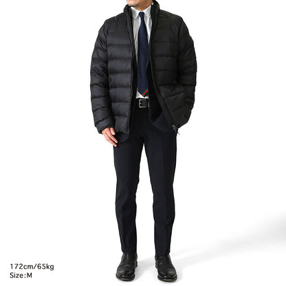 PYRENEX ピレネックス ARIAL SC アリアル スタンドカラー ライトダウンジャケットHMY028 黒 ブラック メンズ