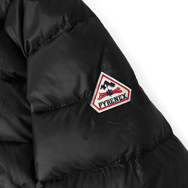 PYRENEX ピレネックス ARIAL SC アリアル スタンドカラー ライトダウンジャケットHMY028 黒 ブラック メンズ