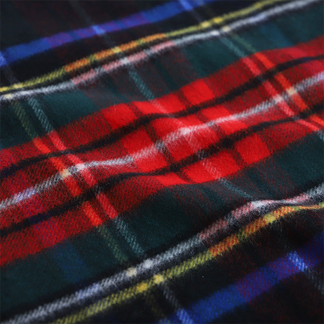 Traditional Weatherwear トラディショナルウェザーウェア チェック カシミヤウール ブランケット マフラー A182JGGO0144 ストール イギリス製 (メンズ レディース)