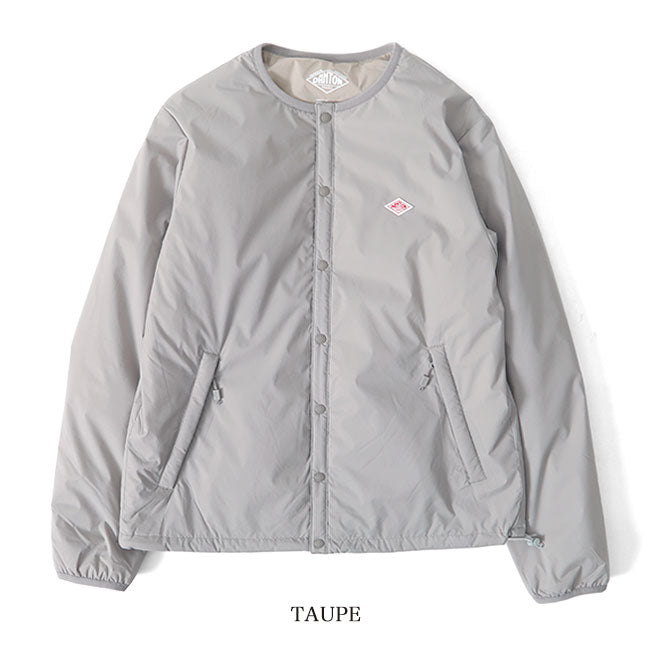 DANTON ダントン ノーカラー インサレーション インナージャケット DT-A0483 SBT DT-A0129 SBT 中綿ジャケット プリマロフト メンズ