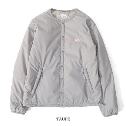DANTON ダントン ノーカラー インサレーション インナージャケット DT-A0483 SBT DT-A0129 SBT 中綿ジャケット プリマロフト メンズ