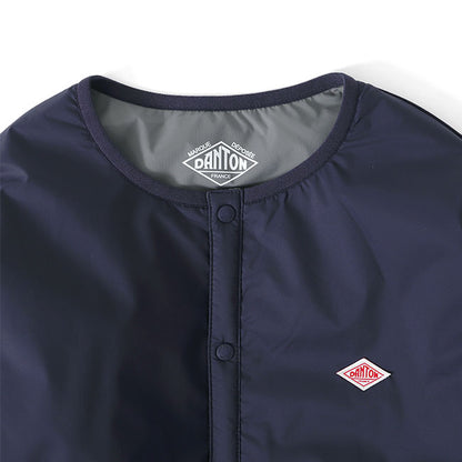 DANTON ダントン ノーカラー インサレーション インナージャケット DT-A0483 SBT DT-A0129 SBT 中綿ジャケット プリマロフト メンズ