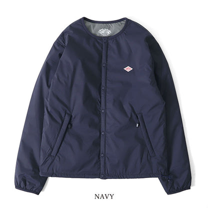 DANTON ダントン ノーカラー インサレーション インナージャケット DT-A0483 SBT DT-A0129 SBT 中綿ジャケット プリマロフト メンズ