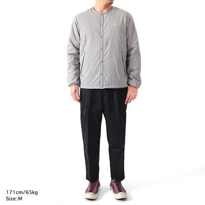 DANTON ダントン ノーカラー インサレーション インナージャケット DT-A0483 SBT DT-A0129 SBT 中綿ジャケット プリマロフト メンズ