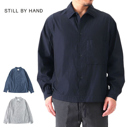 STILL BY HAND スティルバイハンド タイプライター ライト シャツジャケット SH01221 コーチジャケット 長袖シャツ メンズ
