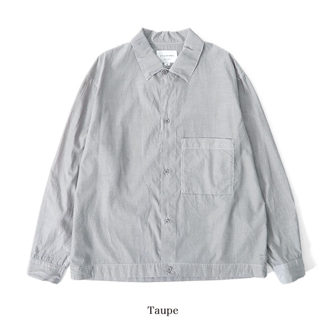 STILL BY HAND スティルバイハンド タイプライター ライト シャツジャケット SH01221 コーチジャケット 長袖シャツ メンズ