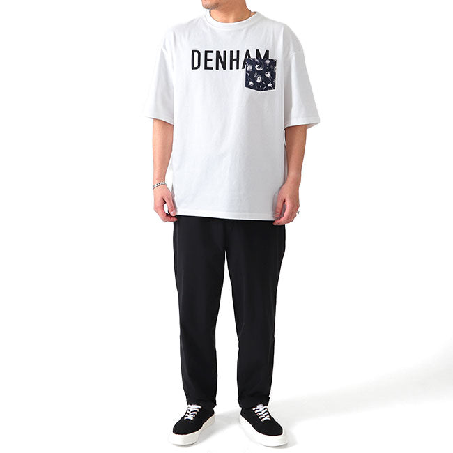 DENHAM デンハム 胸ポケット オーバーサイズ ロゴTシャツ MICRO KITE TEE HCJ 半袖Tシャツ (メンズ)