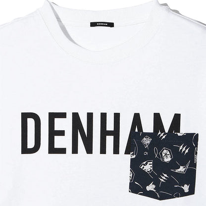 DENHAM デンハム 胸ポケット オーバーサイズ ロゴTシャツ MICRO KITE TEE HCJ 半袖Tシャツ (メンズ)