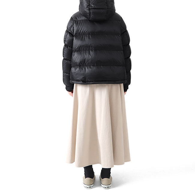 DANTON ダントン ホワイトグースダウン ナイロンタフタ フード付き ダウンジャケット DT-A0009 RNT レディース
