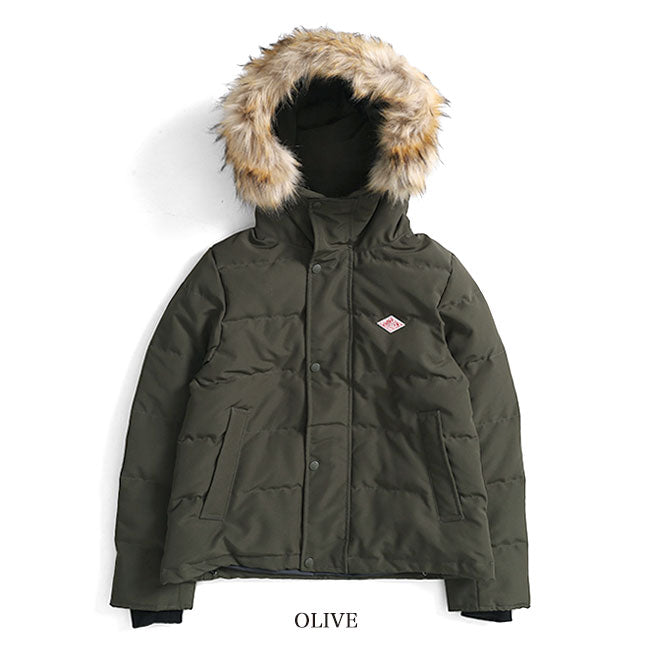 DANTON ダントン ファー付 キルティング ショートダウンジャケット DT-A0007 レディース