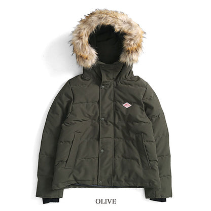 DANTON ダントン ファー付 キルティング ショートダウンジャケット DT-A0007 レディース