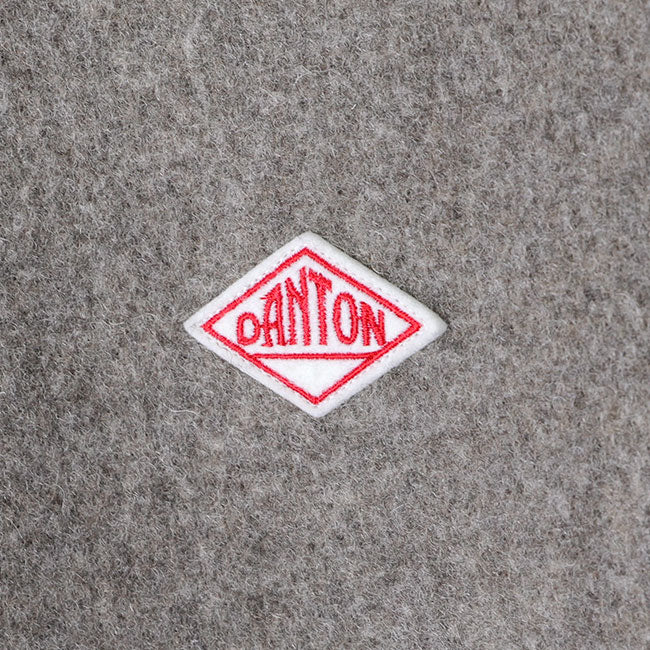 DANTON ダントン ウールパイル カラーレス ウールコート DT-A0012 WLP ノーカラー レディース