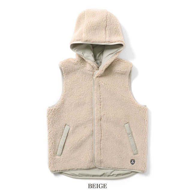 ORCIVAL オーシバル ウールボア フードベスト OR-A0082 WBA レディース