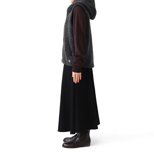ORCIVAL オーシバル ウールボア フードベスト OR-A0082 WBA レディース