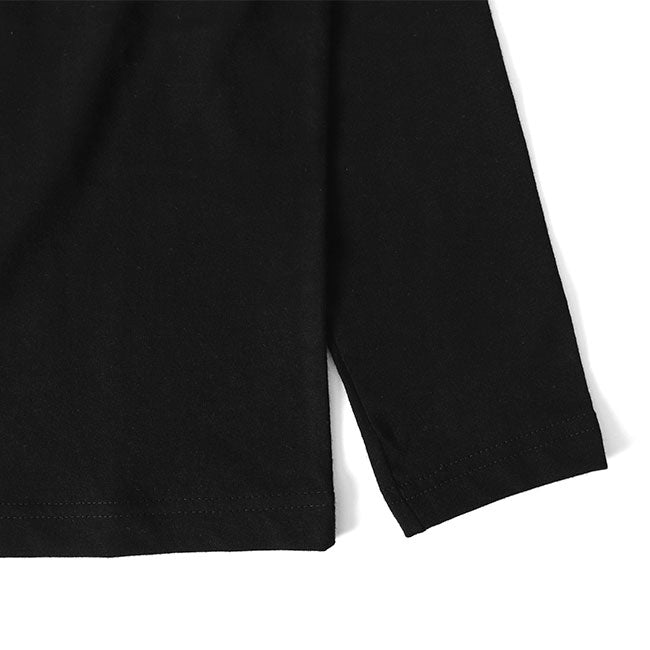 Lacoste ラコステ ロゴワッペン エッセンシャル ロンT TJ2093L 黒 長袖Tシャツ キッズ