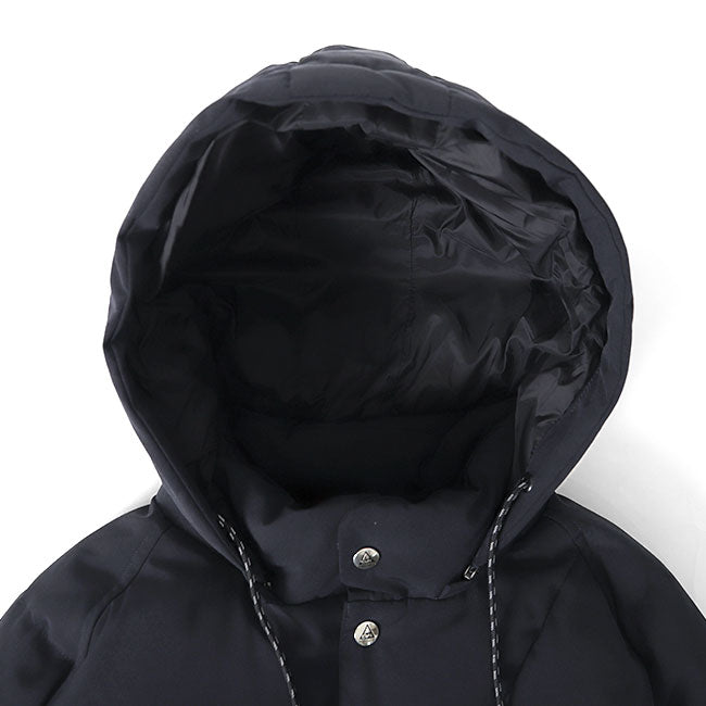 Cape Heights ケープハイツ LUTAK 80/20クロス フード付き ダウンジャケット CHM111827221 黒 メンズ