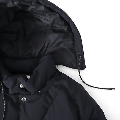 Cape Heights ケープハイツ LUTAK 80/20クロス フード付き ダウンジャケット CHM111827221 黒 メンズ