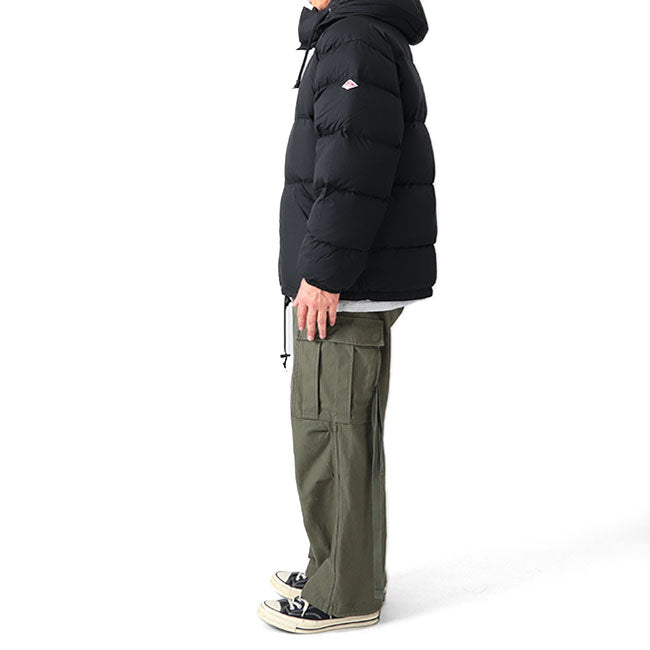 DANTON ダントン ライトナイロンタフタ フード付き ホワイトグース ダウンジャケット DT-A0201 LNY メンズ