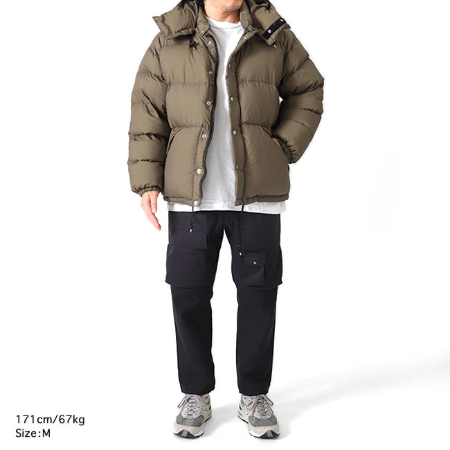 DANTON ダントン ライトナイロンタフタ フード付き ホワイトグース ダウンジャケット DT-A0201 LNY メンズ