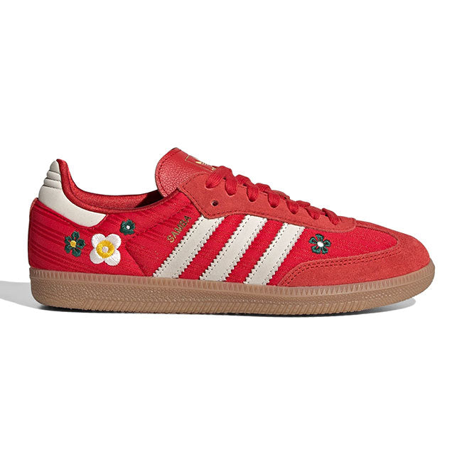 adidas x Liberty アディダス リバティ SAMBA OG W フラワー刺繍 サンバ IH9056 花柄 赤 スニーカー シューズ コラボ レディース
