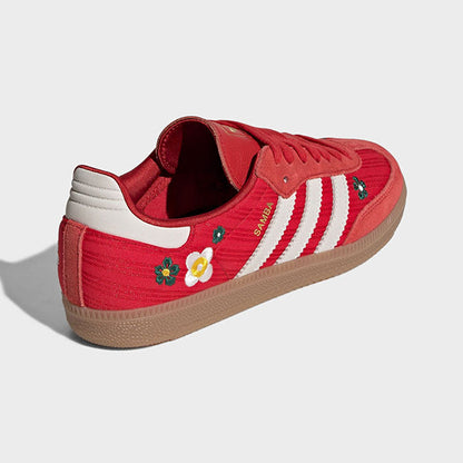 adidas x Liberty アディダス リバティ SAMBA OG W フラワー刺繍 サンバ IH9056 花柄 赤 スニーカー シューズ コラボ レディース