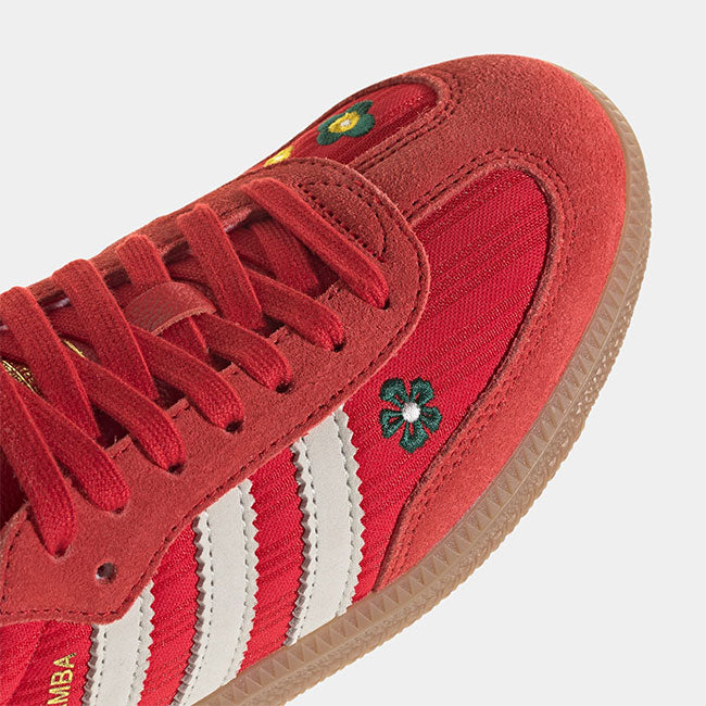 adidas x Liberty アディダス リバティ SAMBA OG W フラワー刺繍 サンバ IH9056 花柄 赤 スニーカー シューズ コラボ レディース