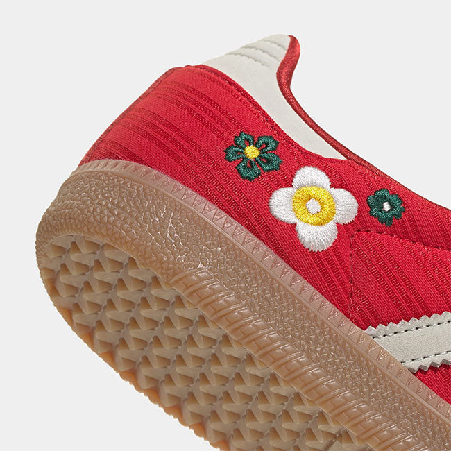 adidas x Liberty アディダス リバティ SAMBA OG W フラワー刺繍 サンバ IH9056 花柄 赤 スニーカー シューズ コラボ レディース